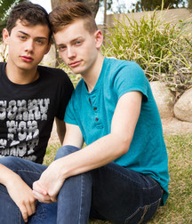 Nicholas Romero and Spencer Locke