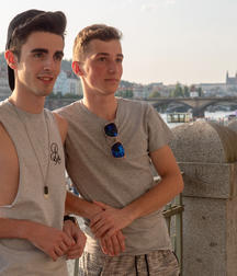 Jesse Evans and Johnny Polak