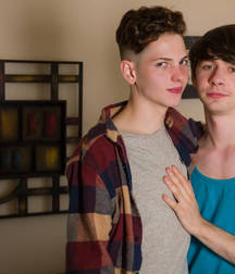 Caleb Gray and Riley Finch