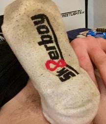 One Lucky White Sock 5ccb8fb7a6e8b.jpg