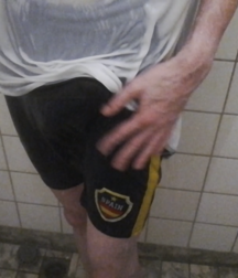 Boy (14) Morning Shower 1