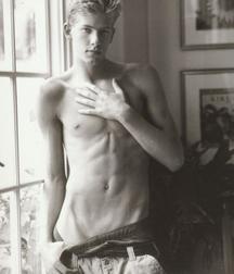 IN A BLOND BOY INTIMITY (B/W)
