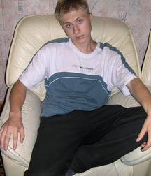 Cute blond boy