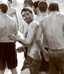 Boys in the mud