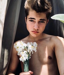 flowers and boys