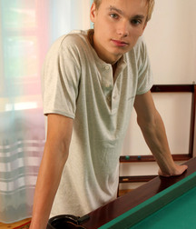 Gleb on Billiard Table