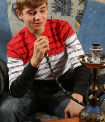 Cute Aaron smokes his Pipe 5d5dd560c327d.jpg