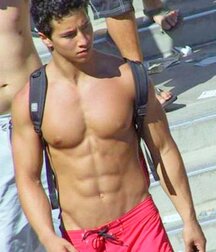pecs & abs straight twink tube boys