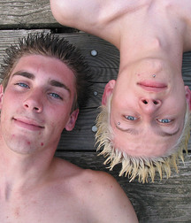 Iam Madrox and Evan Heinz Footsie Fun Straight Buddies