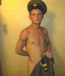 Country boy Misha in uniforme father 5b6bb789407bc.jpg