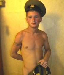 Country boy Misha in uniforme father 5b6bb78d6c49b.jpg
