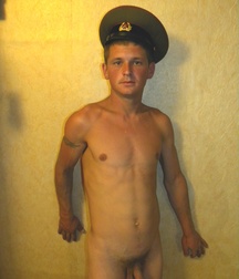 Country boy Misha in uniforme father 5b6bb796099c8.jpg