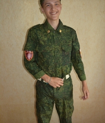 Russian cadet Sasha