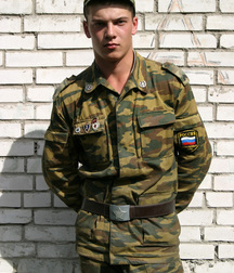 Real russian soldier