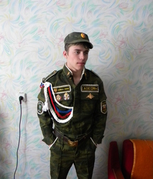 Russian soldier Kostya