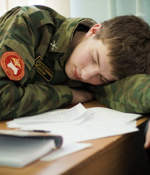 Sleeping Russian Soldiers