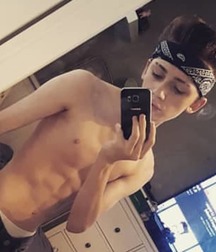 Cute looking shirtless boys 2
