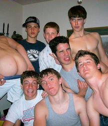 Lads mooning 1 straight boys nude fun