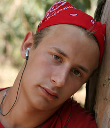 blondie Sander by sea wanking gay porn