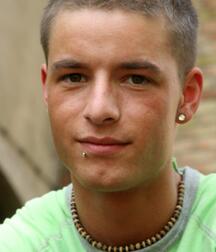 the horny Marvin shows his great naked body outdoors porn