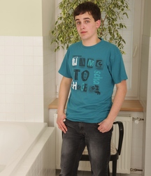 Adam take a bath solo Gay Porn