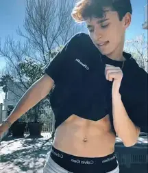 What is he hiding down there twink tube