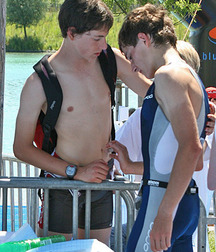 Surfer and Divers