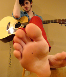 Underneath masterboys feet