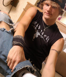 Alpha Boy Jackson shows feet