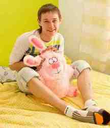 Johnny and his bunny 5d91255db0e7c.jpg