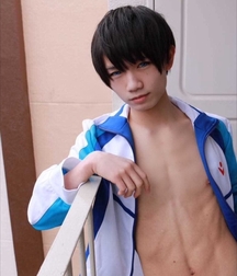 Cute Asian boy faces