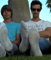 Dirty boy socks