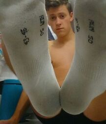 Boys in sweaty anklesocks