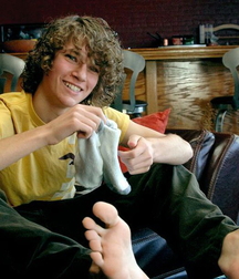 Worship teen boys feet