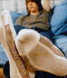 Boys smelly feet and socks