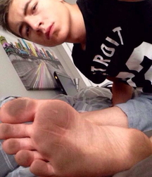 Lick some dirty sweaty feet