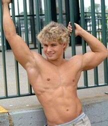 Blond beach and surfer boys