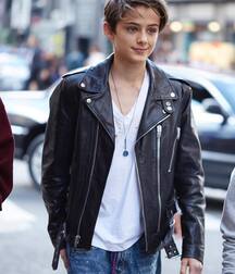Guys wearing leather