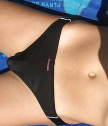 Me in speedos outdoors :)