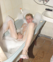 Sweet blond smooth Brit twink soapy bath cum boys porn 6221c50411295.jpg
