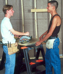 If I were a carpenter, two hot twinks 