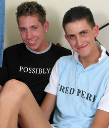 Two Hot Brit Twinks Gay Porn Couple