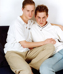 Two cute red headed twinks gay porn