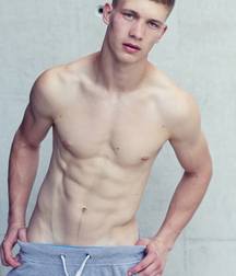 Polish model Michal Dudak