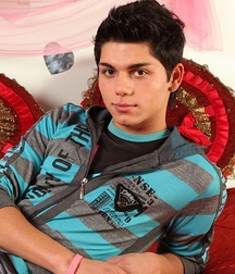 Angelo cute gay model shows off