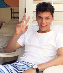 Handsome gay porn models shows off