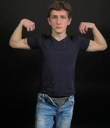 Cute Alan shows off gay tube