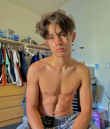 18YO College Twink James Is Shy About His Cock boys porn