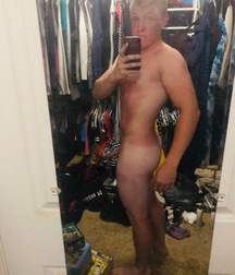 22YO Blond Straight Lad Chase Shows Off Small Cock boys porn