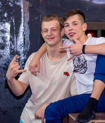 Teenagers in Socks